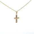 Zlatý prívesok krížik PK-332