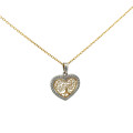 Zlatý prívesok srdce P-334 Zlatý prívesok srdce P-334