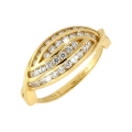 Zlatý dámsky prsteň DP-1039