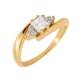 Zlatý dámsky prsteň DP-428 Zlatý dámsky prsteň DP-428