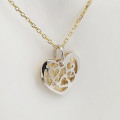 Zlatý prívesok srdce P-4