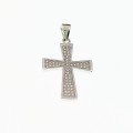 Strieborný prívesok krížik PS-417
