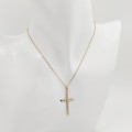 Zlatý prívesok krížik PK-383