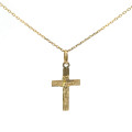 Zlatý prívesok krížik PK-329