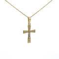 Zlatý prívesok krížik PK-36