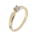 Briliantový prsteň 19 DTC/V54