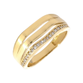 Dámsky zlatý prsteň DP-2530