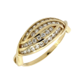 Dámsky zlatý prsteň DP-193