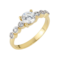 Zlatý dámsky prsteň DP-355 Zlatý dámsky prsteň DP-355