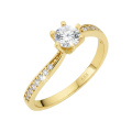 Zlatý dámsky prsteň DP-361