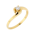 Dámsky zlatý prsteň DP-203 Dámsky zlatý prsteň DP-203