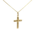 Zlatý prívesok krížik PK-389