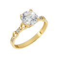 Zlatý dámsky prsteň DP-517