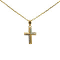 Zlatý prívesok krížik PK-411