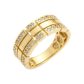 Dámsky zlatý prsteň DP-2458