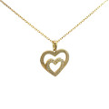 Zlatý prívesok srdiečko P-588 Zlatý prívesok srdiečko P-588