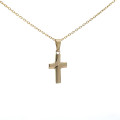Zlatý prívesok krížik PK-335