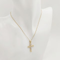 Zlatý prívesok krížik PK-377