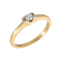 Zlatý dámsky prsteň DP-781