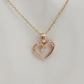 Zlatý prívesok srdce P-466