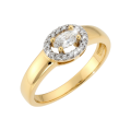 Zlatý dámsky prsteň DP-560