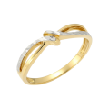 Zlatý dámsky prsteň DP-591