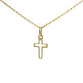 Zlatý prívesok krížik PK-444