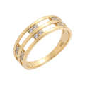 Dámsky zlatý prsteň DP-2460