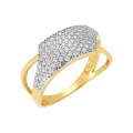 Zlatý dámsky prsteň DP-440