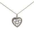 Zlatý prívesok srdce P-224