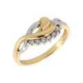 Zlatý dámsky prsteň DP-461 Zlatý dámsky prsteň DP-461