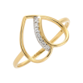 Dámsky zlatý prsteň DP-2474