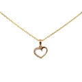 Zlatý prívesok srdce P-468