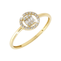 Dámsky zlatý prsteň DP-1370