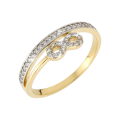 Dámsky zlatý prsteň DP-1348