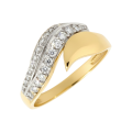 Zlatý dámsky prsteň DP-551