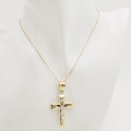 Zlatý prívesok krížik PK-313