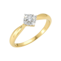Zlatý dámsky prsteň DP-568