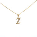 Zlatý prívesok písmeno P-121