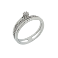 Strieborný prsteň SDP-976