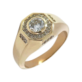 Pánsky zlatý prsteň PP-59
