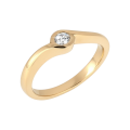 Zlatý dámsky prsteň DP-393 Zlatý dámsky prsteň DP-393