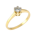 Zlatý dámsky prsteň DP-360