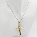 Zlatý prívesok krížik PK-418