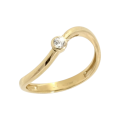 Dámsky zlatý prsteň DP-2393