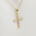 Zlatý prívesok krížik PK-166 Zlatý prívesok krížik PK-166