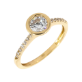 Zlatý dámsky prsteň DP-1068