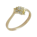 Zlatý dámsky prsteň DP-462