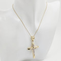 Zlatý prívesok krížik PK-417