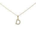 Zlatý prívesok písmeno P-110